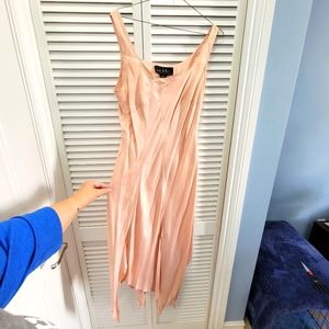 Blush Pink Nicole Miller Silk Dress